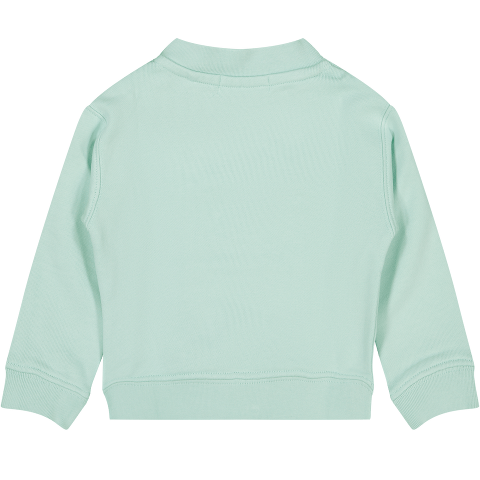 Palm Angels Baby Meisjes Trui Mint 2a