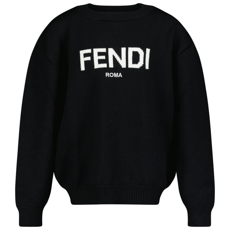 Fendi Kinder Unisex Trui Zwart
