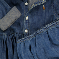 Ralph Lauren Baby Meisjes Jurk In Blauw