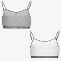 Ralph Lauren Kids Girls Underwear In Gray
