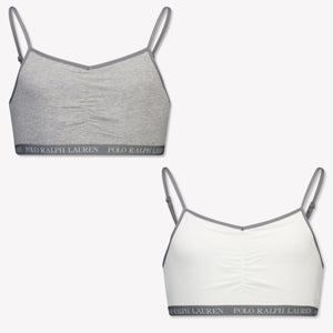 Ralph Lauren Kids Girls Underwear In Gray
