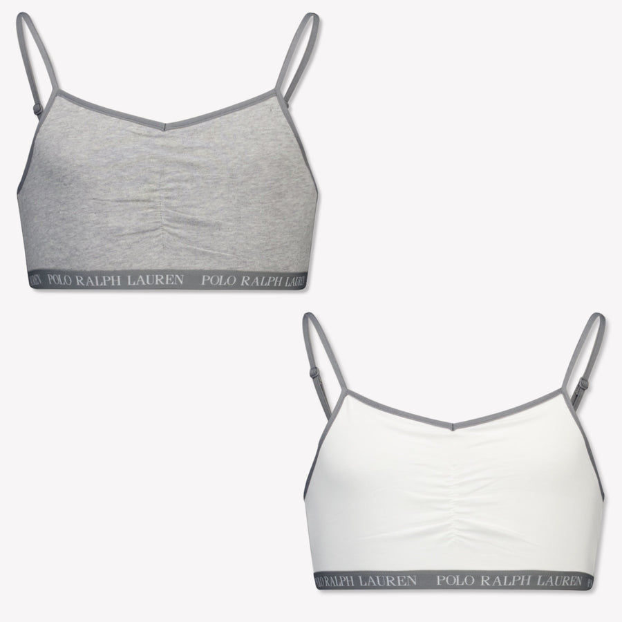 Ralph Lauren Kids Girls Underwear In Gray
