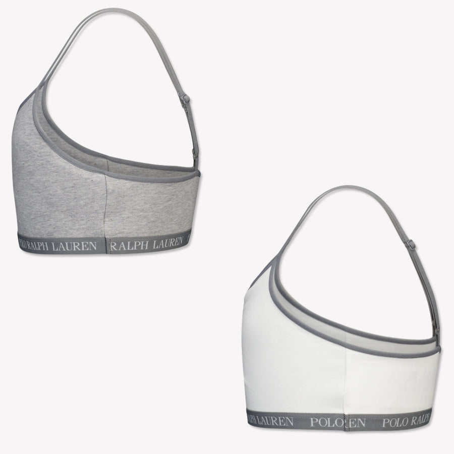 Ralph Lauren Kids Girls Underwear In Gray