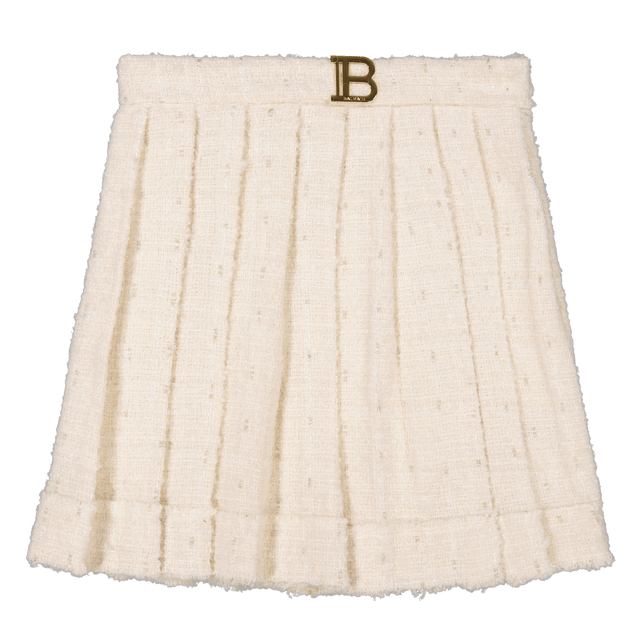 Balmain Kinder Meisjes Rok Off White 4Y