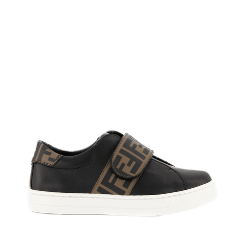 Fendi Kids Unisex Shoes Black