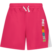 Missoni Kinder Meisjes Shorts Fuchsia