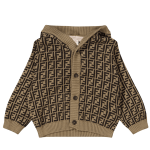 Fendi Baby Unisex Vesten Bruin 3 mnd