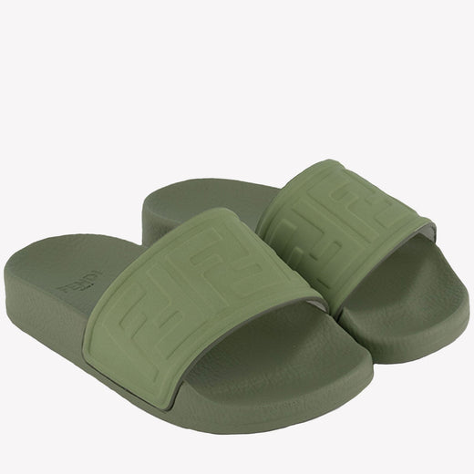 Fendi Meisjes Slippers Groen 25