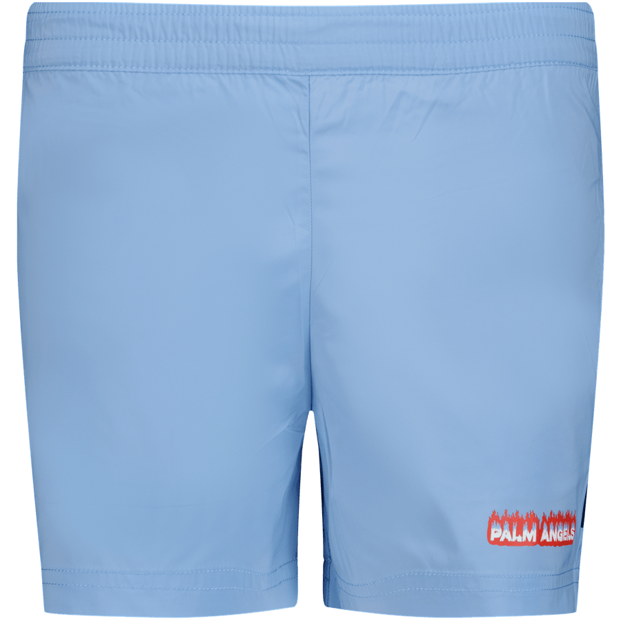 Palm Angels Boys Swimwear Light Blue