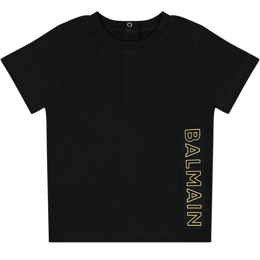 Balmain Baby Unisex T-Shirt Black