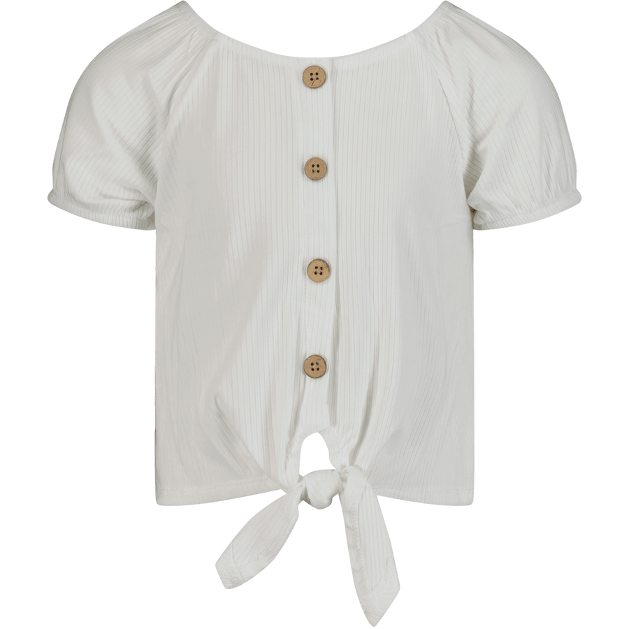 Mayoral Kinder Meisjes T-Shirt Off White 2Y