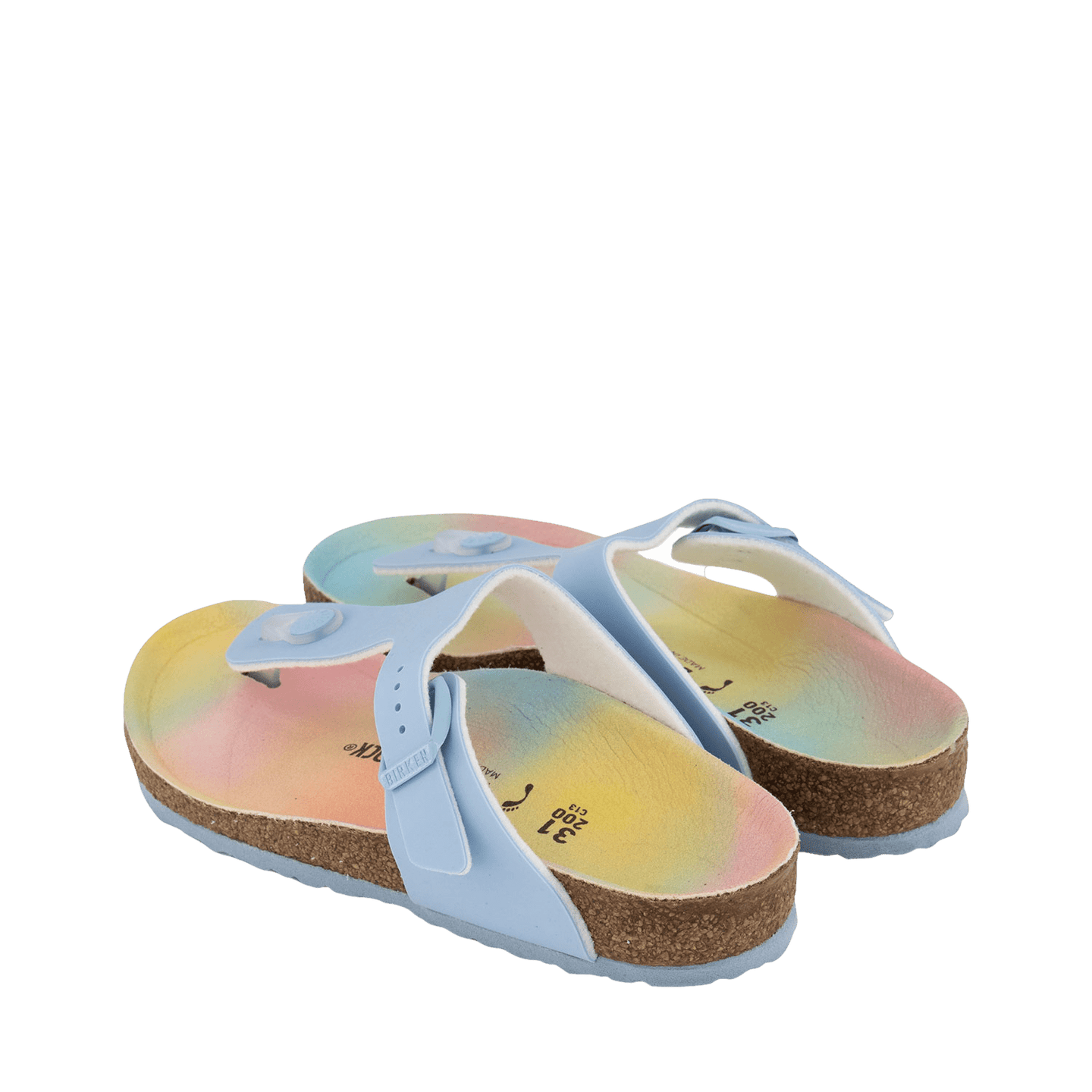 Birkenstock Kinder Meisjes Slippers Licht Blauw 32