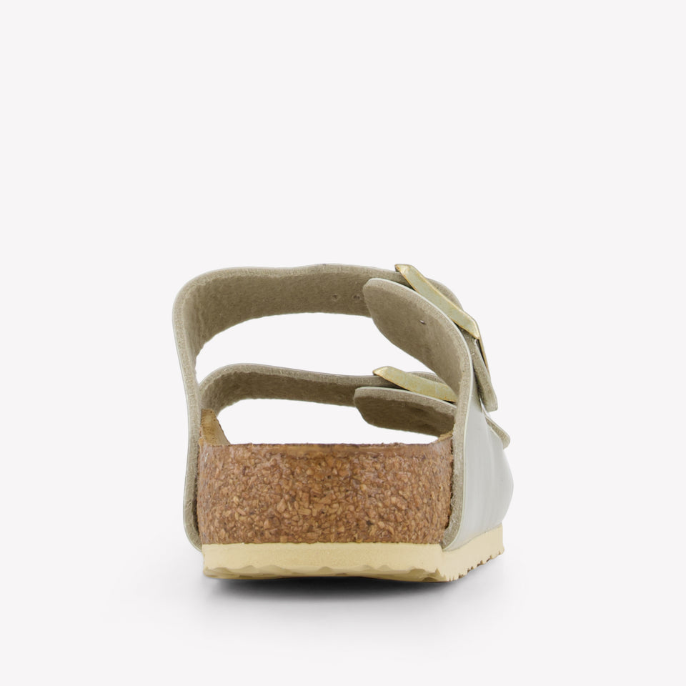 Birkenstock Arizona Meisjes Slippers In Goud