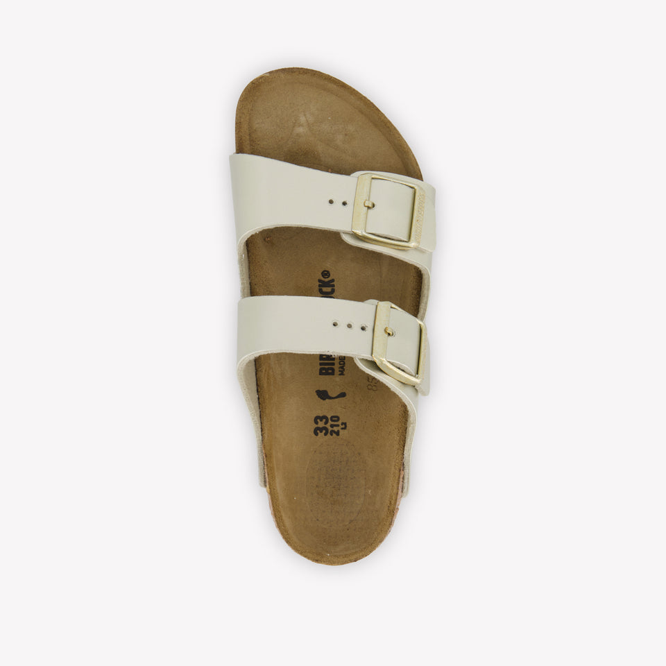Birkenstock Arizona Meisjes Slippers In Goud