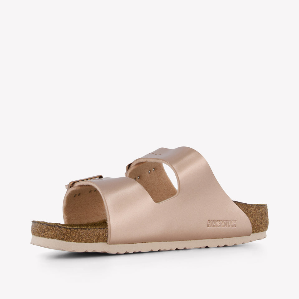 Birkenstock Arizona Meisjes Slippers In Brons