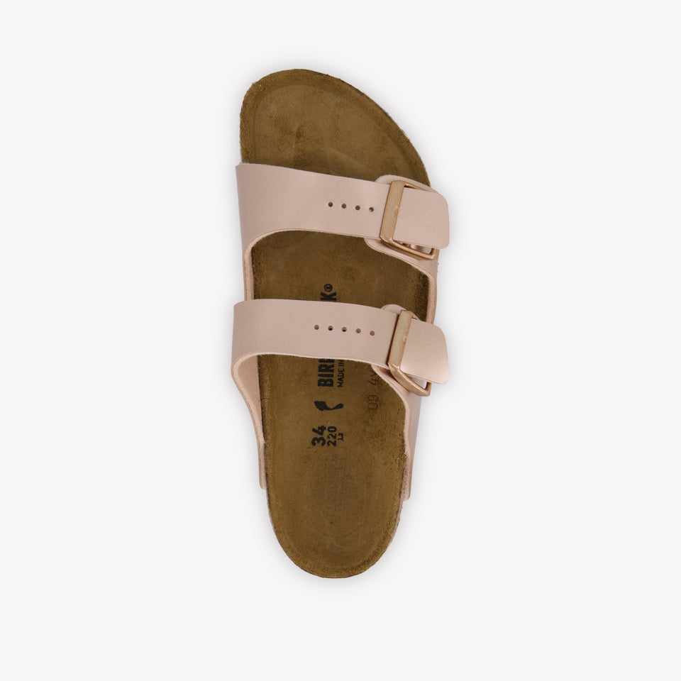 Birkenstock Arizona Meisjes Slippers In Brons