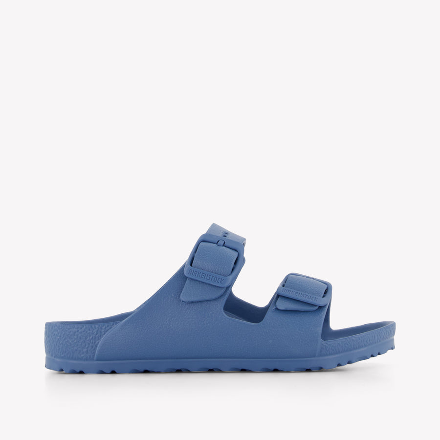 Birkenstock Arizona Unisex Kids Slides in Blue
