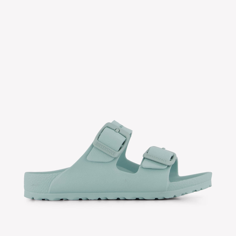 Birkenstock Arizona Unisex Kids Slides in Mint