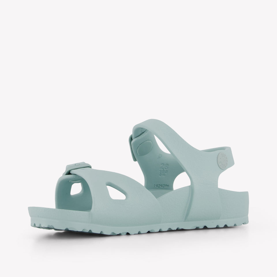 Birkenstock Rio Meisjes Sandalen In Mint