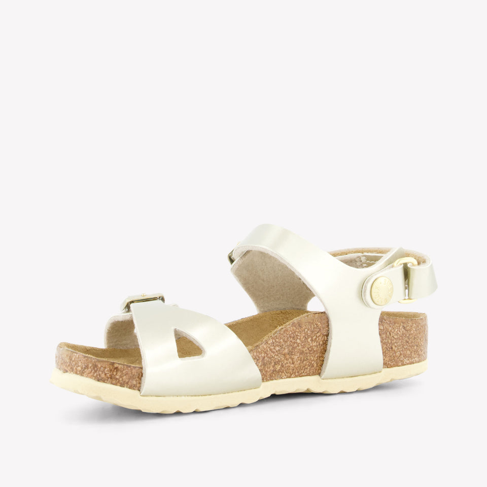 Birkenstock Meisjes Sandalen In Goud