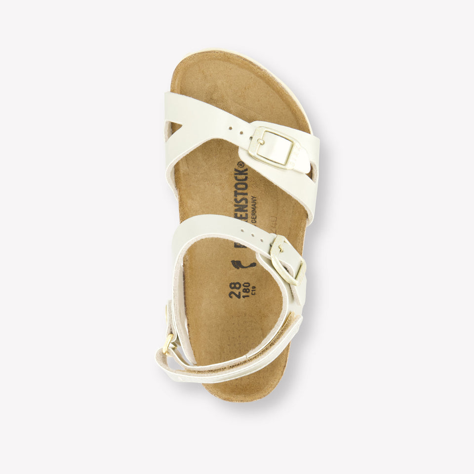 Birkenstock Meisjes Sandalen In Goud