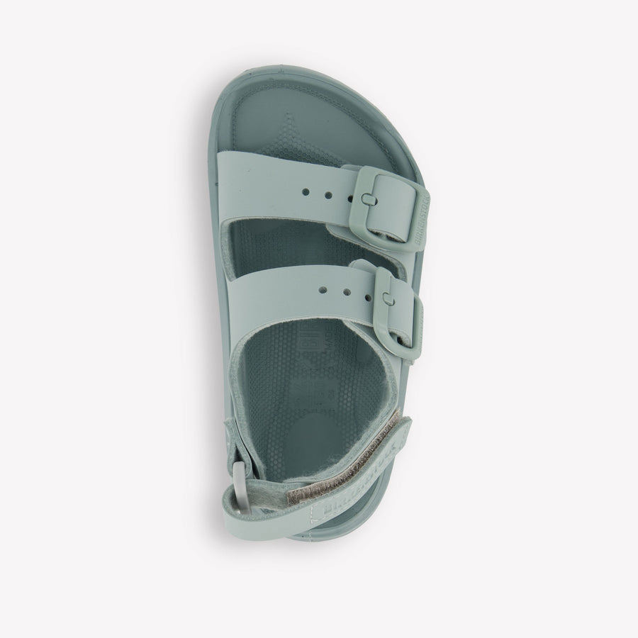 Birkenstock Mogami Boys Sandals In Light Green