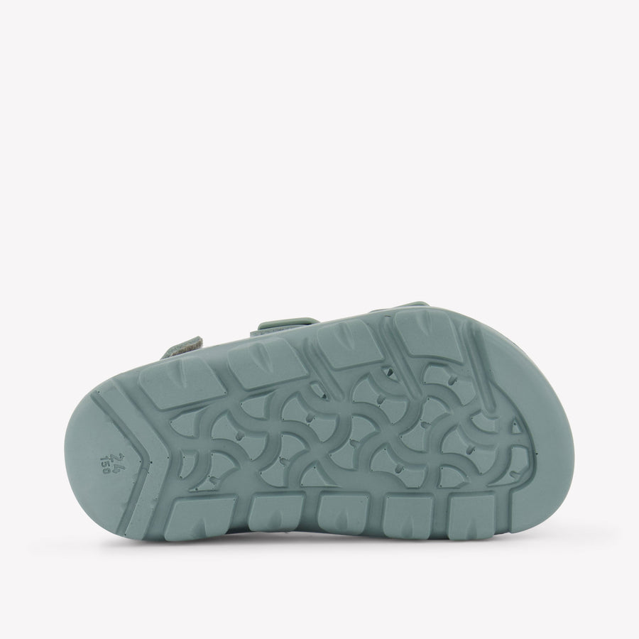 Birkenstock Mogami Boys Sandals In Light Green