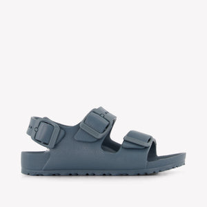 Birkenstock Milano Boys Sandals In Dark Gray