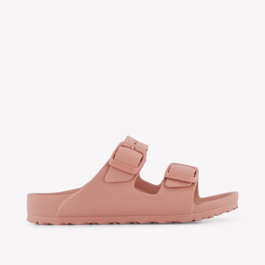 Birkenstock Arizona Girls Slides in Dusty Pink
