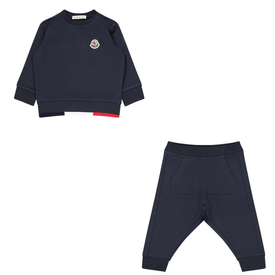 Moncler Baby Jongens Joggingpak Navy 3/6