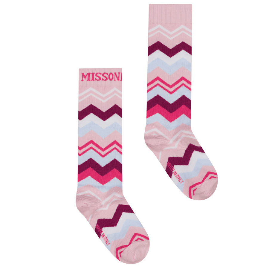 Missoni Girls Sock Light Pink