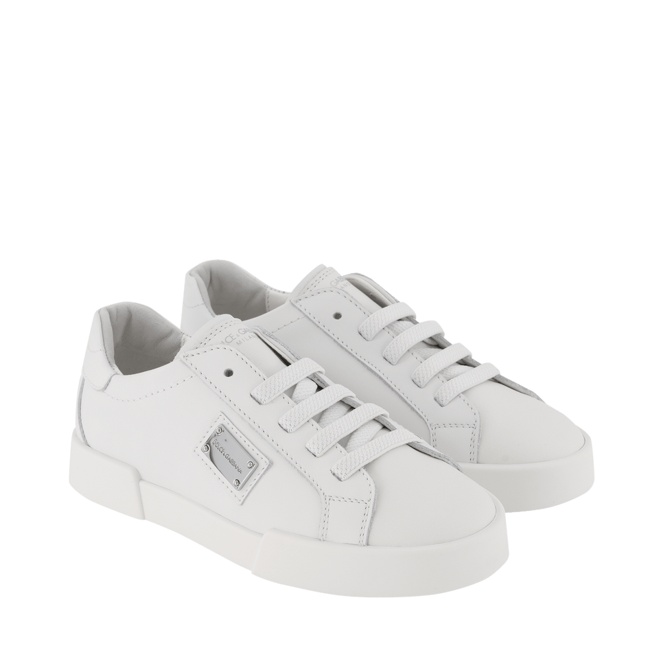 Dolce & Gabbana Kinder Jongens Sneakers Wit