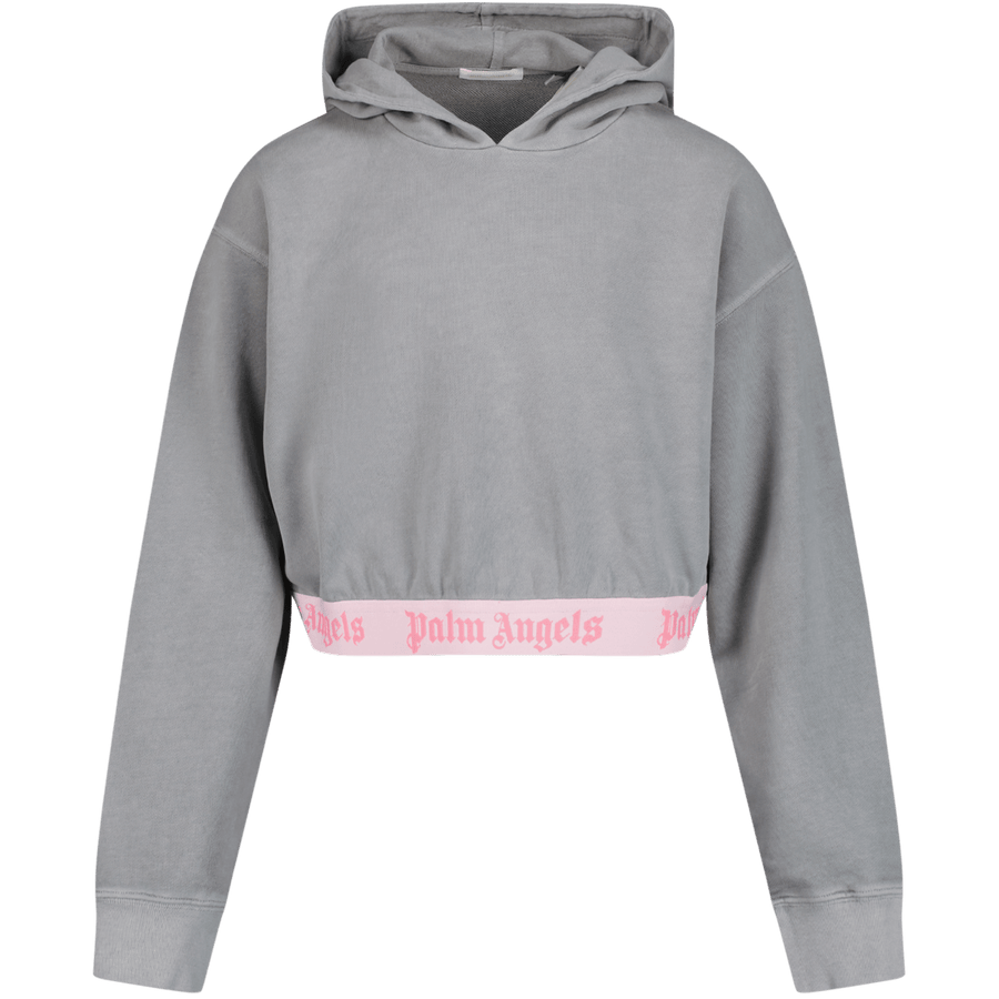 Palm Angels Kinder Meisjes Trui Donker Grijs 4Y