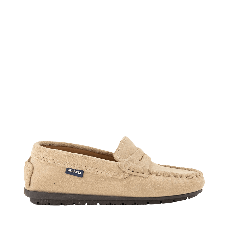 Atlanta Mocassin Unisex Kids Shoes Light Beige
