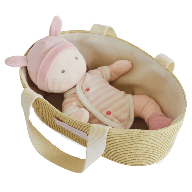 Doudou et Compagnie Baby Baby In Reiswieg Roze ONE