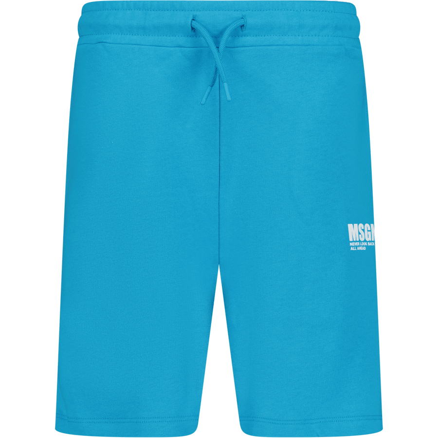 MSGM Kinder Shorts Turquoise