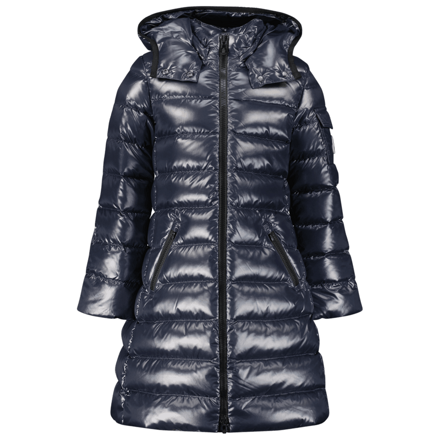 Moncler Girls Jacket Navy