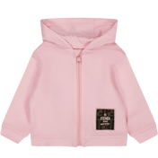 Fendi Baby Meisjes Vest Licht Roze