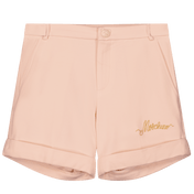 Moschino Kids Girls Shorts Light Beige