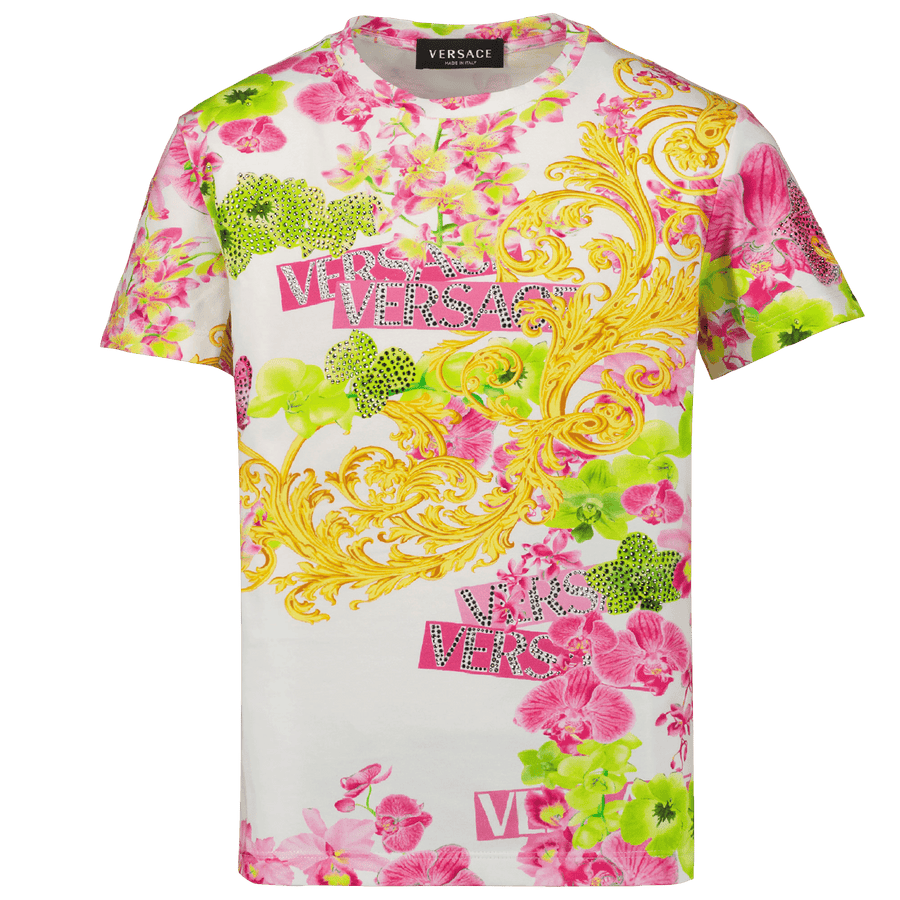 Versace Kinder Meisjes T-Shirt Roze