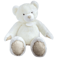 Doudou et Compagnie Baby Beer 120CM Wit ONE