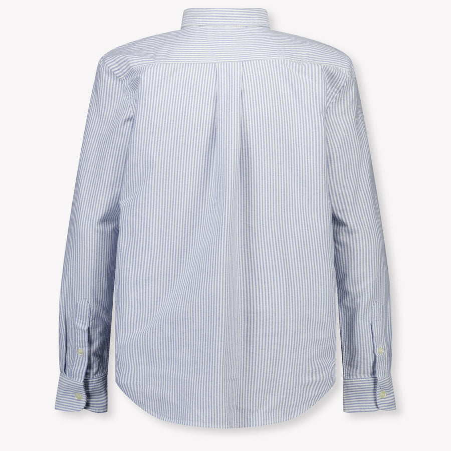 Ralph Lauren Kinder Jongens Blouse In Licht Blauw