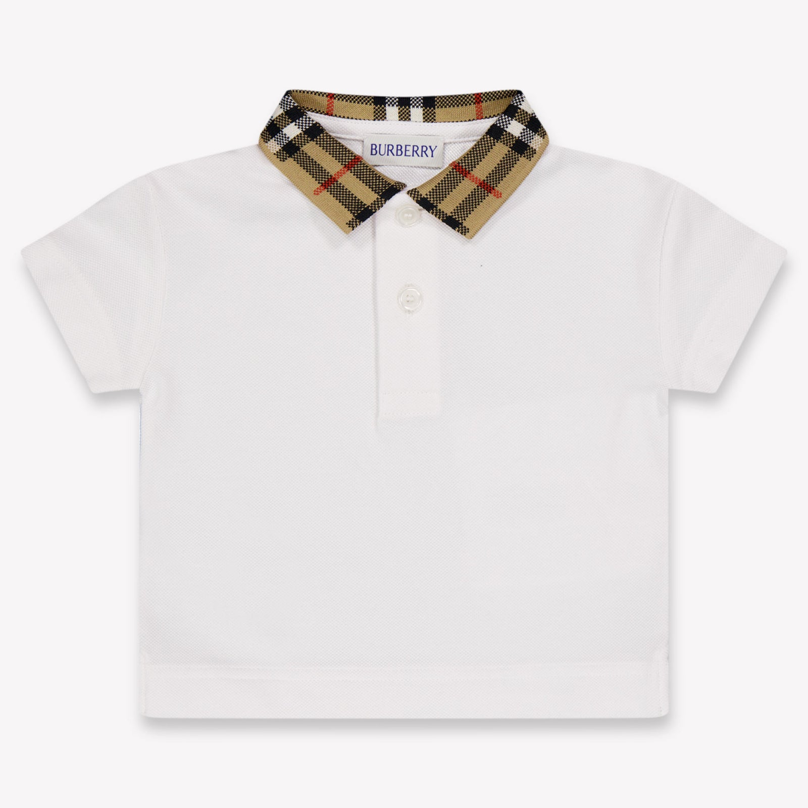 Burberry Johane Baby Jongens Polo In Wit