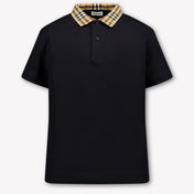 Burberry Johane Kids Boys Polo In Black