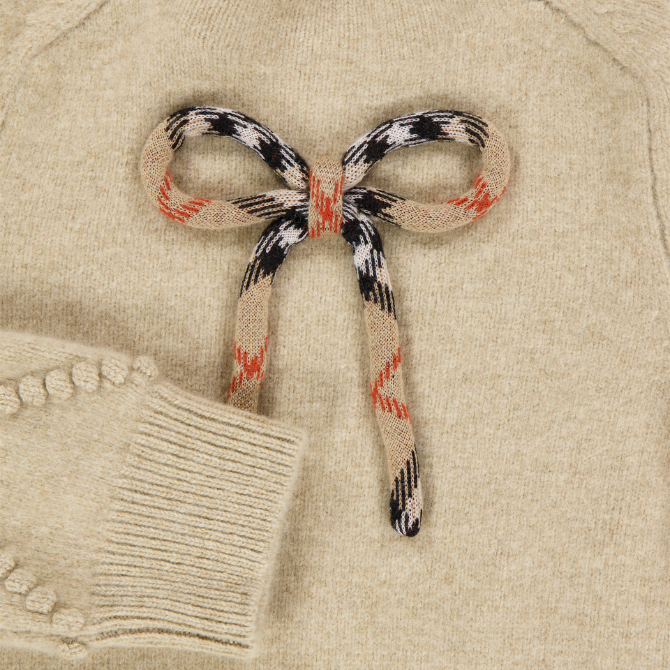 Burberry Bessie Kids Girls Dress In Beige