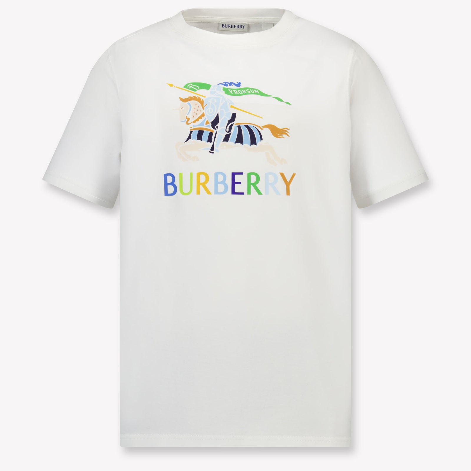 Burberry Cedar Kids Boys T-Shirt In OffWhite
