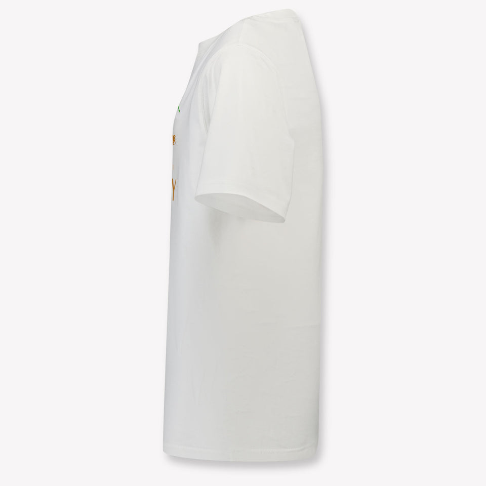 Burberry Cedar Kinder Jongens T-Shirt In Off White