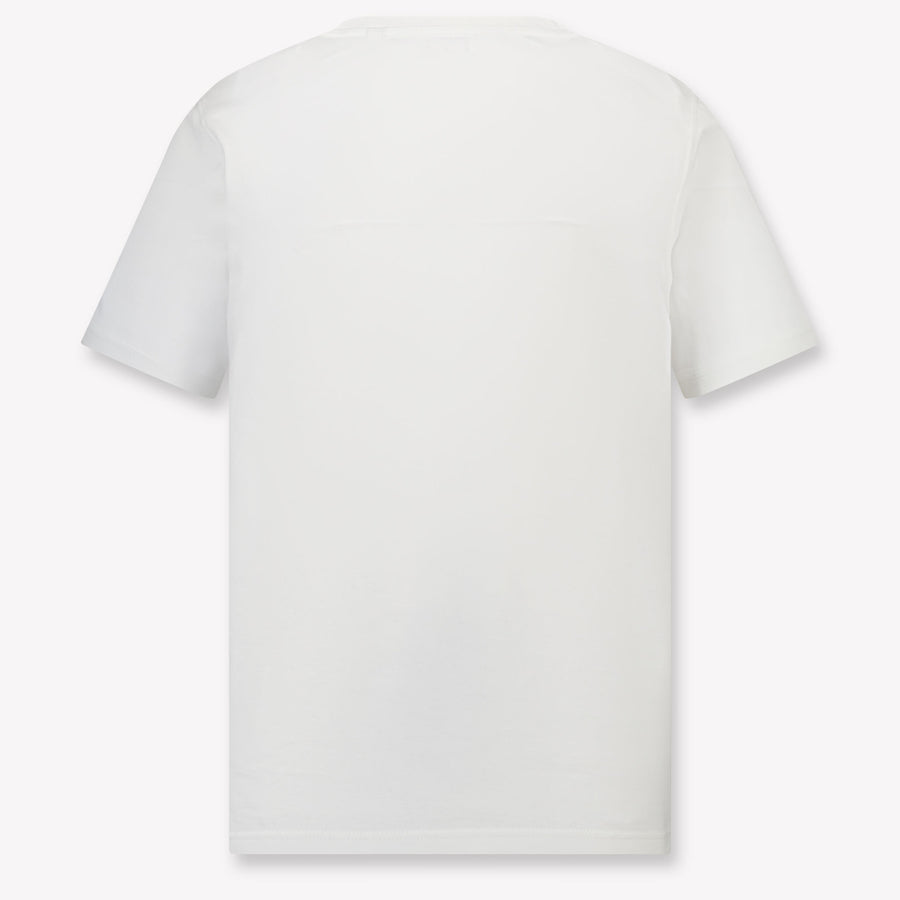 Burberry Cedar Kids Boys T-Shirt In OffWhite