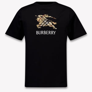 Burberry CEDAR Kids Unisex T-Shirt In Black
