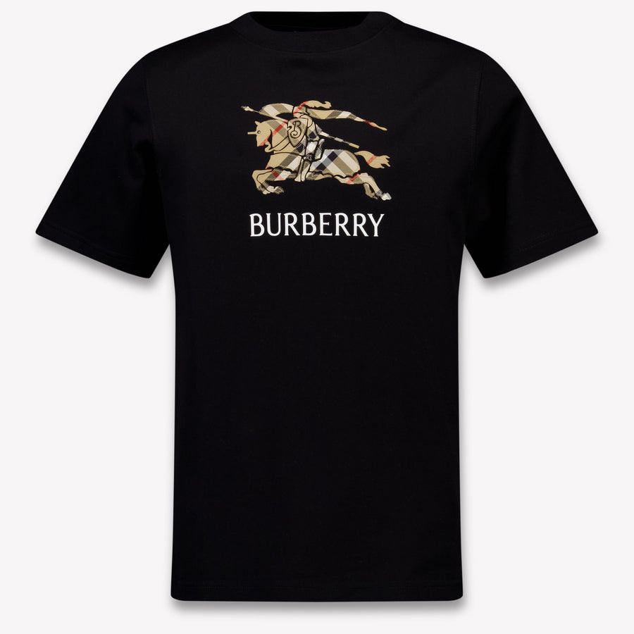 Burberry CEDAR Kids Unisex T-Shirt In Black